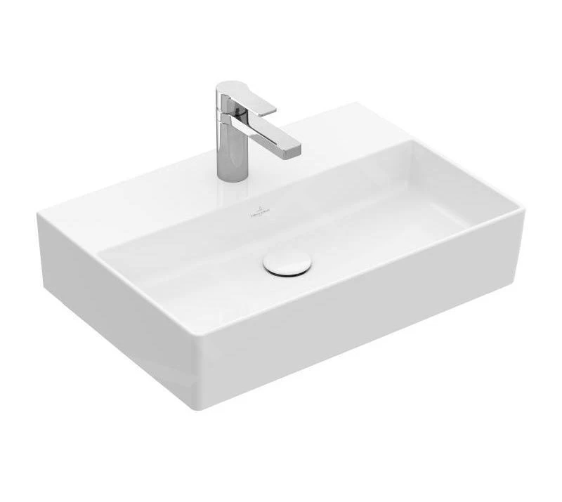 Villeroy & Boch Memento 2.0 - Möbelwaschtisch 500x420 Mm, Ohne Überlauf, Mit Hahnloch, Alpinweiß 4A225L01 3 Villeroy & Boch Memento 2.0 - Möbelwaschtisch 500x420 Mm, Ohne Überlauf, Mit Hahnloch, Alpinweiß 4A225L01
