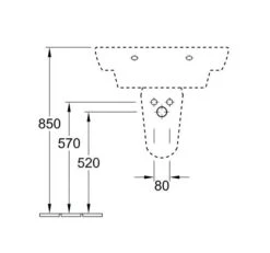 Villeroy & Boch Architectura - Siphonabdeckung, Alpinweiß 72640001 -Villeroy & Boch 04f26a7e68609e794d7594c8