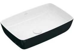 Villeroy & Boch Artis - Aufsatzwaschbecken, 580x380 Mm, Coal Black 417258BCT8