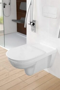 Villeroy & Boch ViCare - WC Sitz Compact, AntiBac, Alpinweiß 9M7261T1 -Villeroy & Boch 05cc5200c3897d5c55b9f97b 1