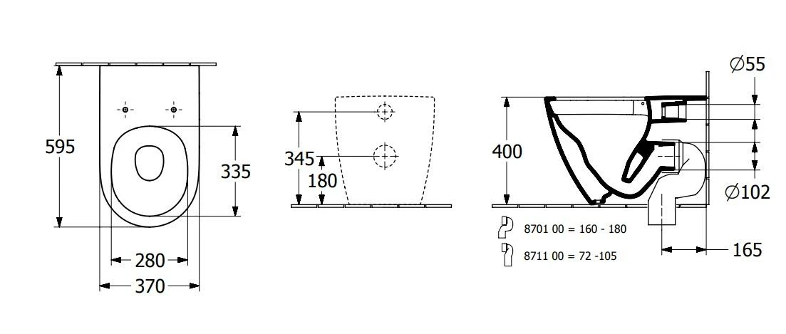 Villeroy & Boch Subway 3.0 - Stand-WC, TwistFlush, AntiBac, CeramicPlus, Alpinweiß 4671T0T2 4 Villeroy & Boch Subway 3.0 - Stand-WC, TwistFlush, AntiBac, CeramicPlus, Alpinweiß 4671T0T2 – Bild 2