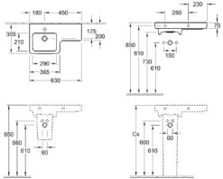 Villeroy & Boch Subway 2.0 - Ablaufhaube, Weiß 52220001 -Villeroy & Boch 09ff313b430a3dbf81128a6b