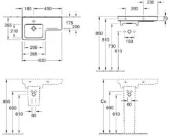 Villeroy & Boch Sentique - Säule, Weiß - Säule, Mit CeramicPlus 524300R1 6 Villeroy & Boch Sentique - Säule, Weiß - Säule, Mit CeramicPlus 524300R1 -Villeroy & Boch 0d7dbeedbe5a879652d0bd4e