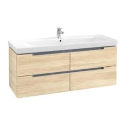 Villeroy & Boch Subway 2.0 - Waschtischunterschrank, 1287x420x449 Mm, 4 Auszüge, Jilm Impresso A69800PN