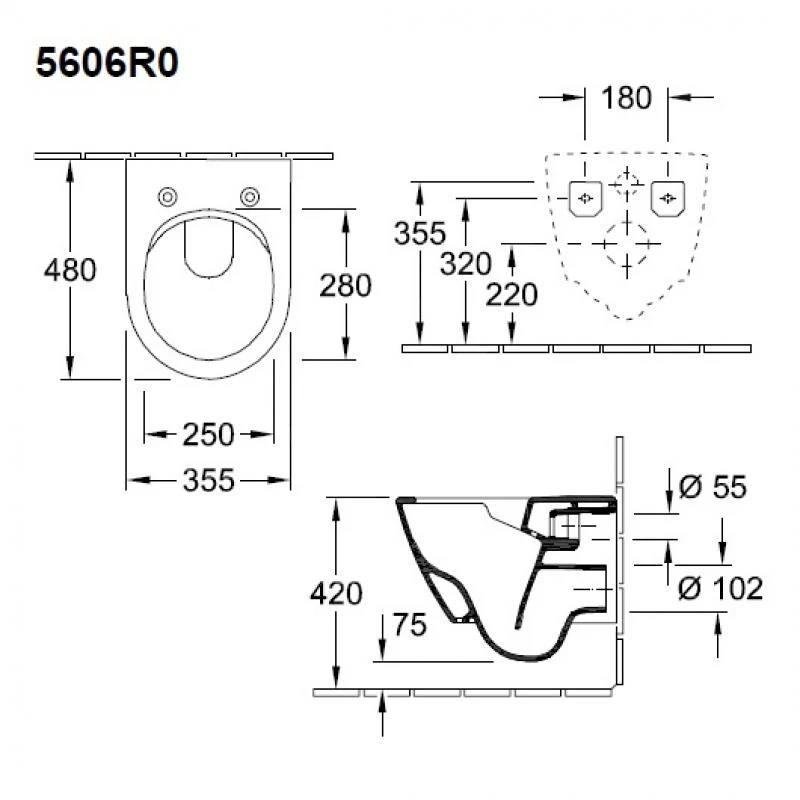 Villeroy & Boch Subway 2.0 - Wand-WC,SoftClosing, DirectFlush, CeramicPlus, Alpinweiß 5606R0R1 4 Villeroy & Boch Subway 2.0 - Wand-WC,SoftClosing, DirectFlush, CeramicPlus, Alpinweiß 5606R0R1 – Bild 2