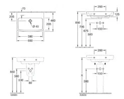 Villeroy & Boch O.novo - Waschbecken 650x460 Mm, Mit Überlauf, Ohne Hahnloch, Alpinweiß 4A416701 5 Villeroy & Boch O.novo - Waschbecken 650x460 Mm, Mit Überlauf, Ohne Hahnloch, Alpinweiß 4A416701 -Villeroy & Boch 117ac29b359060cfd079284c