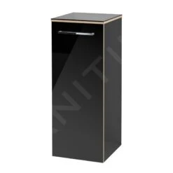Villeroy & Boch Avento - Seitenschrank, 350x890x373 Mm, 1 Tür, Crystal Black A89501B3