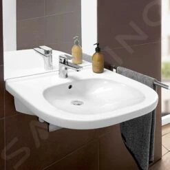 Villeroy & Boch ViCare - Waschbecken Vita 610x550mm, Mit Überlauf, Mit Hahnloch, AntiBac, CeramicPlus, Alpinweiß 411960T2 9 Villeroy & Boch ViCare - Waschbecken Vita 610x550mm, Mit Überlauf, Mit Hahnloch, AntiBac, CeramicPlus, Alpinweiß 411960T2 -Villeroy & Boch 128196f182253e34e4298f21