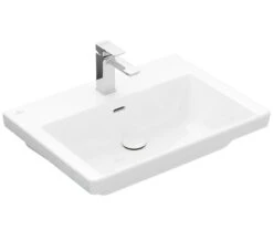 Villeroy & Boch Subway 3.0 - Waschbecken 650x470 Mm, Mit Überlauf, Mit Hahnloch, Alpinweiß 4A706501
