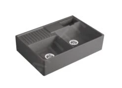 Villeroy & Boch Spültische - Keramikspüle, 90x63 Cm, CeramicPlus, Graphit 632391i4