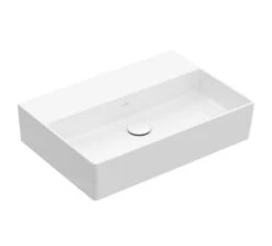 Villeroy & Boch Memento 2.0 - Waschbecken, 600x420 Mm, Ohne Überlauf, Ohne Hahnloch, Alpinweiß 4A226301