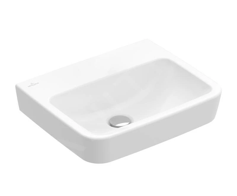 Villeroy & Boch O.novo - Handwaschbecken 500x370 Mm, Ohne Überlauf, 1 Hahnloch, CeramicPlus, Alpinweiß 434453R1 3 Villeroy & Boch O.novo - Handwaschbecken 500x370 Mm, Ohne Überlauf, 1 Hahnloch, CeramicPlus, Alpinweiß 434453R1