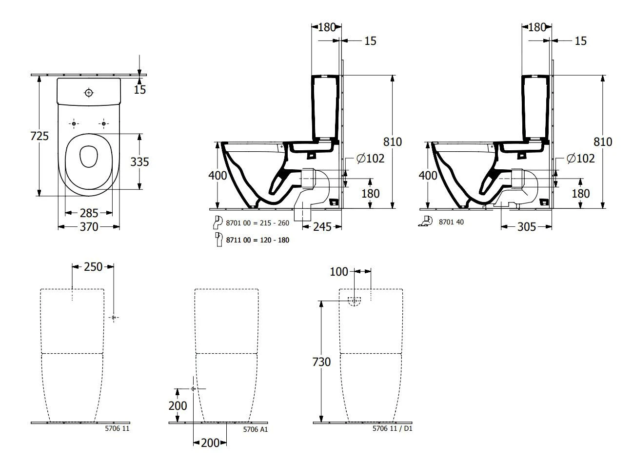 Villeroy & Boch Subway 3.0 - Stand-WC Kombi Viclean, TwistFlush, CeramicPlus, Alpinweiß 4672T0R1 4 Villeroy & Boch Subway 3.0 - Stand-WC Kombi Viclean, TwistFlush, CeramicPlus, Alpinweiß 4672T0R1 – Bild 2