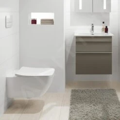 Villeroy & Boch Venticello - Wand-WC Mit Sitz SoftClosing, DirectFlush, Alpinweiß 4611RS01 -Villeroy & Boch 1f838d551872ded032151abf