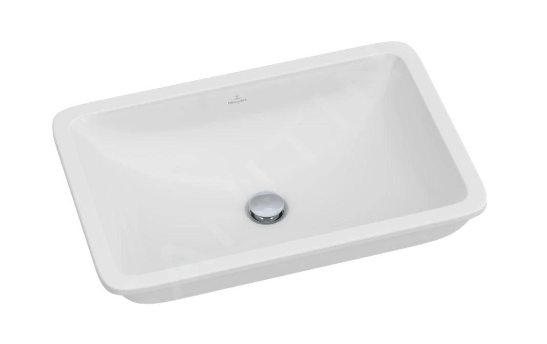 Villeroy & Boch Loop&Friends - Unterbauwaschtisch 615x380 Mm, Mit Überlauf, Ohne Hahnloch, CeramicPlus, Alpinweiß 616320R1 3 Villeroy & Boch Loop&Friends - Unterbauwaschtisch 615x380 Mm, Mit Überlauf, Ohne Hahnloch, CeramicPlus, Alpinweiß 616320R1