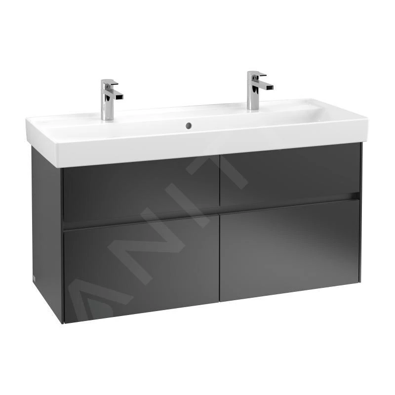 Villeroy & Boch Collaro - Waschtischunterschrank, 1154x546x444 Mm, 4 Auszüge, Schwarz Matt C01200PD 3 Villeroy & Boch Collaro - Waschtischunterschrank, 1154x546x444 Mm, 4 Auszüge, Schwarz Matt C01200PD