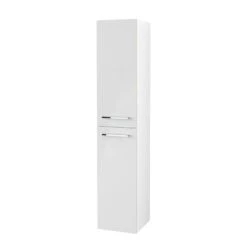 Villeroy & Boch Avento - Hochschrank 350x1760x372 Mm, 2 Türen, Crystal White A89401B4