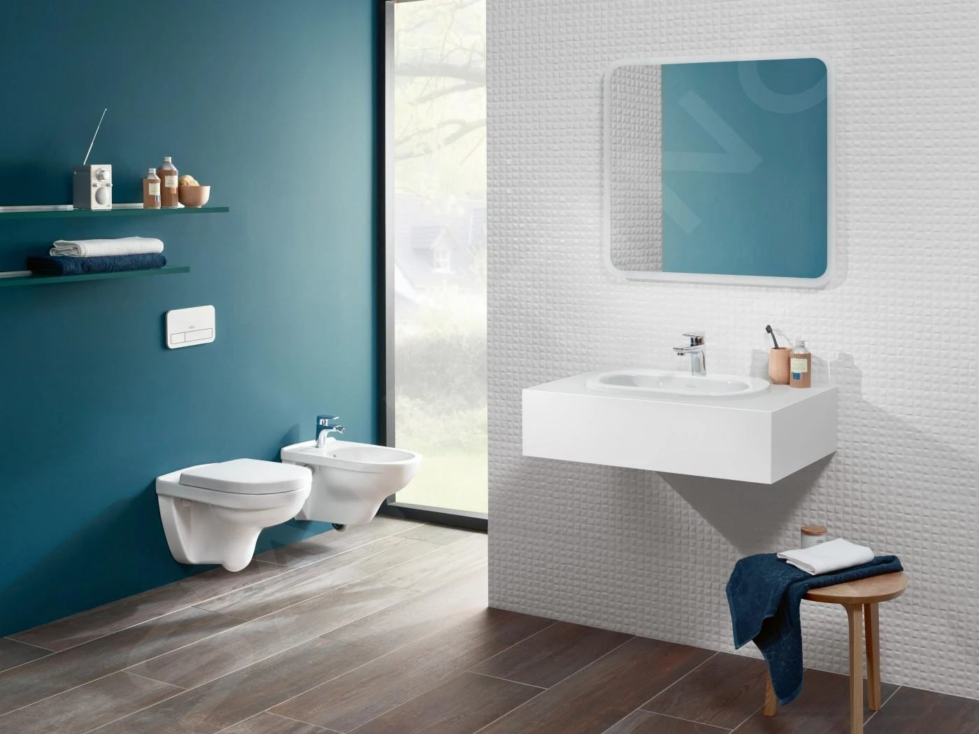 Villeroy & Boch O.novo - Vorwandinstallationsset ViConnect, Toilette Und Sitz, DirectFlush, SoftClosing, Mit Taste E200, Glänzender Chrom 5660D201 9 Villeroy & Boch O.novo - Vorwandinstallationsset ViConnect, Toilette Und Sitz, DirectFlush, SoftClosing, Mit Taste E200, Glänzender Chrom 5660D201 – Bild 7
