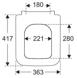 Villeroy & Boch Venticello - WC Sitz Mit Deckel, Alpinweiß 8M22S101 -Villeroy & Boch 32eb503da3b98f575f5d2966