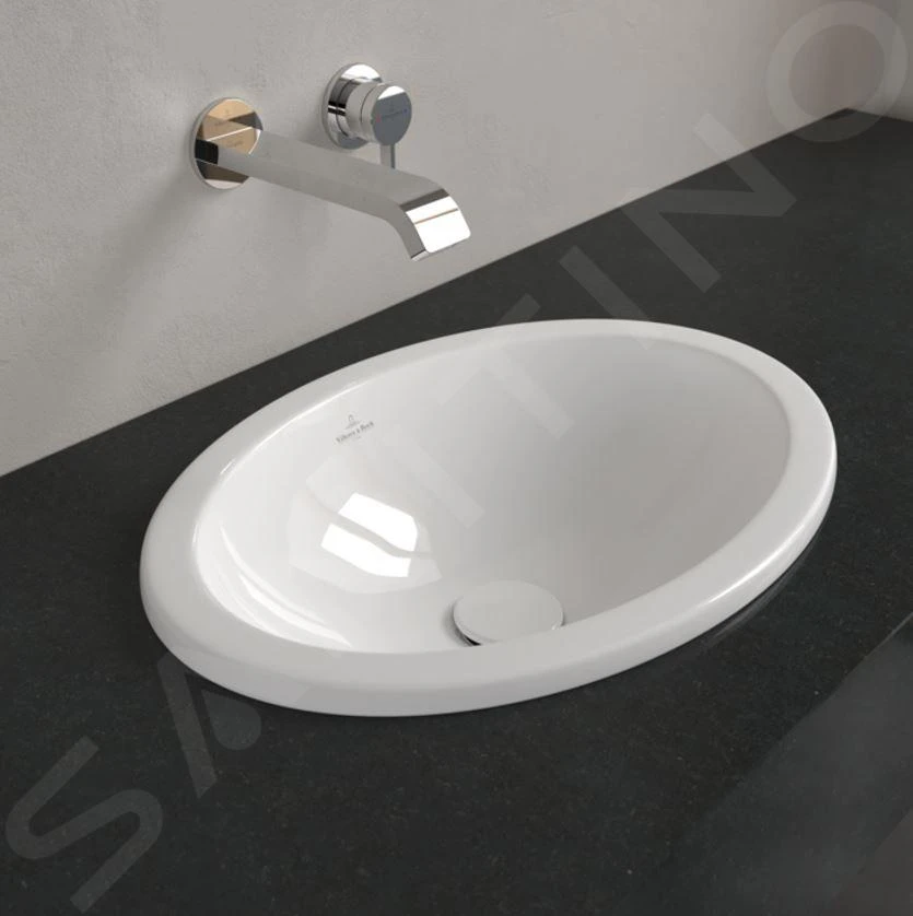Villeroy & Boch Loop&Friends - Waschbecken Ohne Hahnloch, 570 X 410 Mm, Weiß, Mit Überlauf 61552001 5 Villeroy & Boch Loop&Friends - Waschbecken Ohne Hahnloch, 570 X 410 Mm, Weiß, Mit Überlauf 61552001 – Bild 3