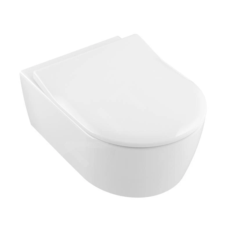 Villeroy & Boch Avento - Wand-WC,SoftClosing, DirectFlush, CeramicPlus, Alpinweiß 5656RSR1 3 Villeroy & Boch Avento - Wand-WC,SoftClosing, DirectFlush, CeramicPlus, Alpinweiß 5656RSR1
