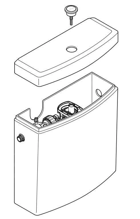 Villeroy & Boch Venticello - Spülkasten Für Kombination, Hinten/seiten Zulauf, CeramicPlus, Alpinweiß 570711R1 4 Villeroy & Boch Venticello - Spülkasten Für Kombination, Hinten/seiten Zulauf, CeramicPlus, Alpinweiß 570711R1 – Bild 2
