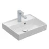 Villeroy & Boch Collaro - Handwaschbecken Compact, 450x370 Mm, Mit Überlauf, Mit Hahnloch, CeramicPlus, Alpinweß 433445R1 -Villeroy & Boch 510e6c720fe736492d293fa3