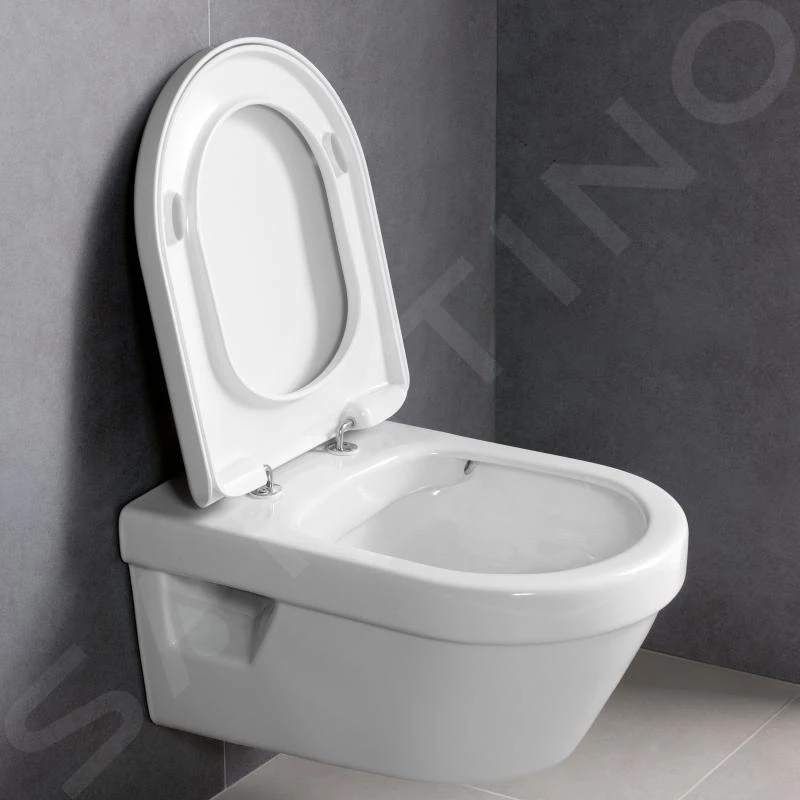 Villeroy & Boch Architectura - Wand-WC Mit Sitz SoftClosing, DirectFlush, Alpinweiß 5684HR01 6 Villeroy & Boch Architectura - Wand-WC Mit Sitz SoftClosing, DirectFlush, Alpinweiß 5684HR01 – Bild 4