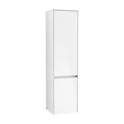 Villeroy & Boch Collaro - Hochschrank, 404x1538x349 Mm, 2 Türen, Türanschlag Rechts, Glossy White C03301DH