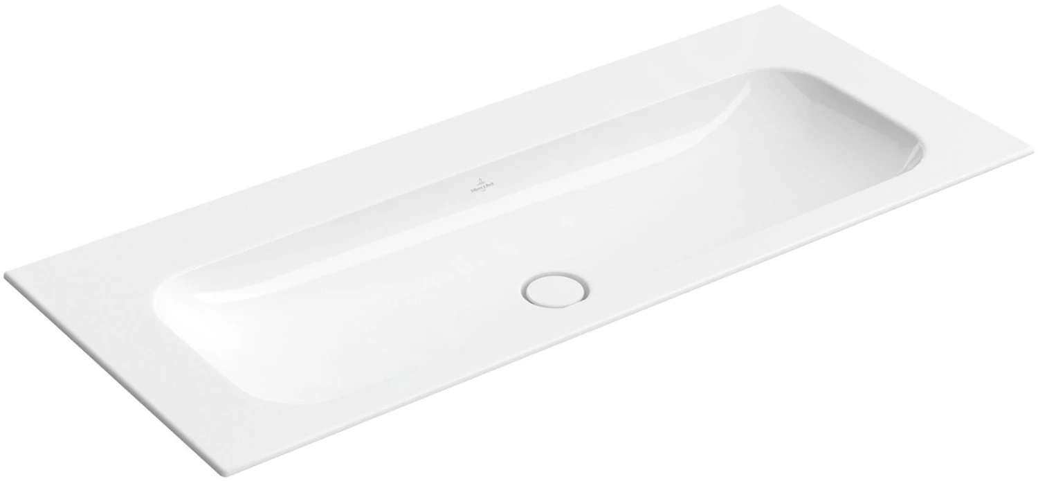 Villeroy & Boch Finion - Möbelwaschtisch 1200x500 Mm, Ohne Überlauf, Ohne Hahnloch, CeramicPlus, Alpinweiß 4164C3R1 3 Villeroy & Boch Finion - Möbelwaschtisch 1200x500 Mm, Ohne Überlauf, Ohne Hahnloch, CeramicPlus, Alpinweiß 4164C3R1