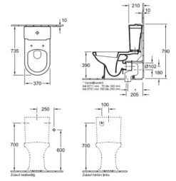 Villeroy & Boch Hommage - Aufsatzspülkasten, Mit CeramicPlus, Weiß - Spülkasten, Verchromt 772111R1 -Villeroy & Boch 5e693010374bd633da6de1f1