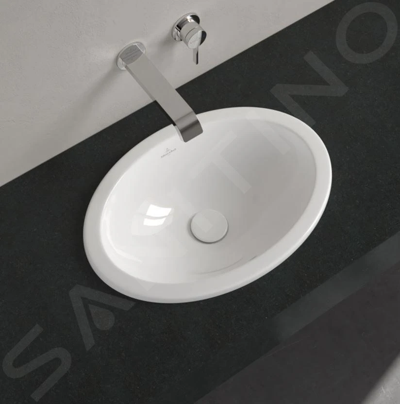 Villeroy & Boch Loop&Friends - Waschbecken Ohne Hahnloch, 570 X 410 Mm, Weiß, Mit Überlauf 61552001 6 Villeroy & Boch Loop&Friends - Waschbecken Ohne Hahnloch, 570 X 410 Mm, Weiß, Mit Überlauf 61552001 – Bild 4