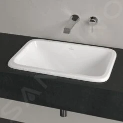 Villeroy & Boch Loop&Friends - Waschbecken Ohne Hahnloch, 600 X 405 Mm, Weiß, Mit Überlauf, Mit Cermaicplus 614500R1 -Villeroy & Boch 62b90455e3caad48b6c45588