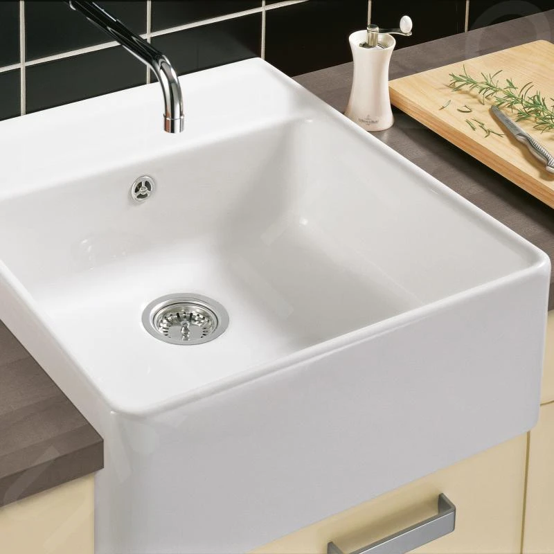 Villeroy & Boch Spültische - Keramikspüle, 63x60 Cm, CeramicPlus, Snow White 632061KG 5 Villeroy & Boch Spültische - Keramikspüle, 63x60 Cm, CeramicPlus, Snow White 632061KG – Bild 3