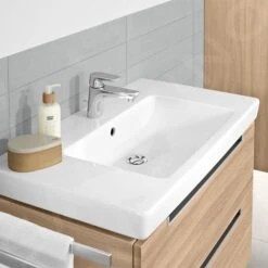 Villeroy & Boch Subway 2.0 - Waschbecken 800x470 Mm, Mit Überlauf, Mit Hahnloch, CeramicPlus, Alpinweiß 71758GR1 -Villeroy & Boch 657171c385ca0122f14e8549