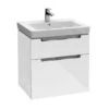 Villeroy & Boch Subway 2.0 - Waschtischunterschrank, 637x420x454 Mm , 2 Auszüge, Glossy White A91010DH