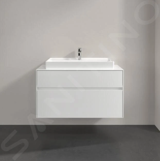 Villeroy & Boch Collaro - Waschtischunterschrank, 1000x548x500 Mm, 2 Auszüge, Glossy White C02000DH 10 Villeroy & Boch Collaro - Waschtischunterschrank, 1000x548x500 Mm, 2 Auszüge, Glossy White C02000DH – Bild 8