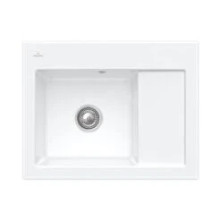 Villeroy & Boch Subway 45 - Keramikspüle, 65x51 Cm, CeramicPlus, Stone White 331201RW