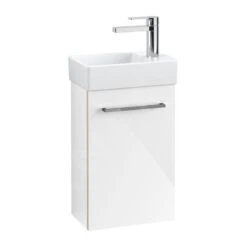 Villeroy & Boch Avento - Waschtischunterschrank, 340x514x202 Mm, 1 Tür, Crystal White A87601B4