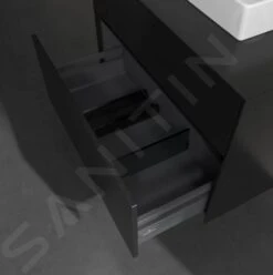 Villeroy & Boch Collaro - Waschtischunterschrank, 800x548x500 Mm, 2 Auszüge, Schwarz Matt C08000PD -Villeroy & Boch 6e990bd278d939fa13d72a6b