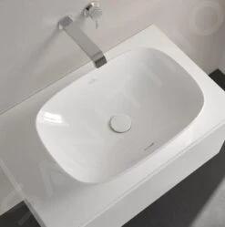 Villeroy & Boch Loop&Friends - Aufsatzwaschtisch, 560x380 Mm, Mit Überlauf, Alpinweiß 4A490001 -Villeroy & Boch 6fdeef38d4c86353edb25b0d