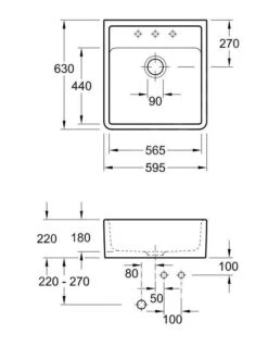 Villeroy & Boch Spültische - Keramikspüle, 63x60 Cm, CeramicPlus, Stone White 632061RW -Villeroy & Boch 70f22aaeb8bb6c9d20ec995e