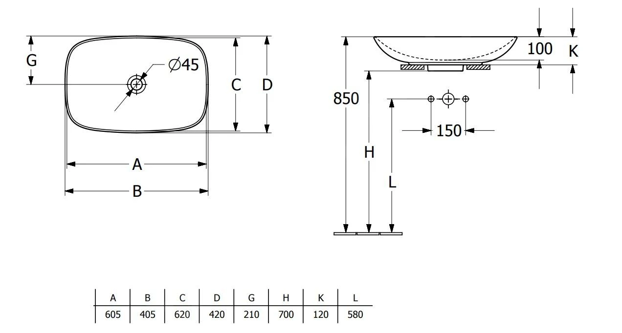 Villeroy & Boch Loop&Friends - Aufsatzwaschtisch, 620x420 Mm, Ohne Überlauf, CeramicPlus, Stone White 4A5001RW 4 Villeroy & Boch Loop&Friends - Aufsatzwaschtisch, 620x420 Mm, Ohne Überlauf, CeramicPlus, Stone White 4A5001RW – Bild 2