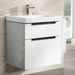 Villeroy & Boch Subway 2.0 - Waschtischunterschrank, 637x420x454 Mm , 2 Auszüge, Glossy White A91010DH -Villeroy & Boch 75ccabbc55493e2cc930dc47
