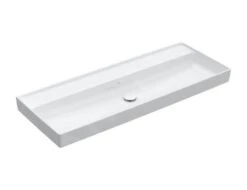 Villeroy & Boch Collaro - Möbelwaschtisch, 1200x470 Mm, Ohne Überlauf, Ohne Hahnloch, CeramicPlus, Alpinweiß 4A33C3R1