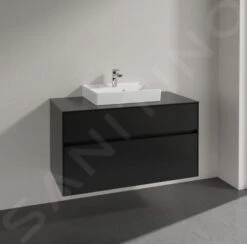 Villeroy & Boch Collaro - Waschtischunterschrank, 1000x548x500 Mm, 2 Auszüge, Schwarz Matt C01600PD -Villeroy & Boch 7ae7897cecc6e113d9b675f0