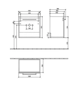 Villeroy & Boch Avento - Waschtischunterschrank, 530x514x352mm, 1 Tür, Crystal Grey A88800B1 -Villeroy & Boch 7e9cc65f572a05aa2e710d71 3
