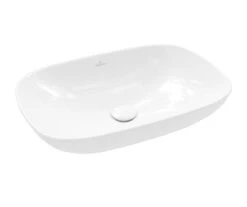 Villeroy & Boch Loop&Friends - Aufsatzwaschtisch, 620x420 Mm, Ohne Überlauf, CeramicPlus, Alpinweiß 4A5001R1