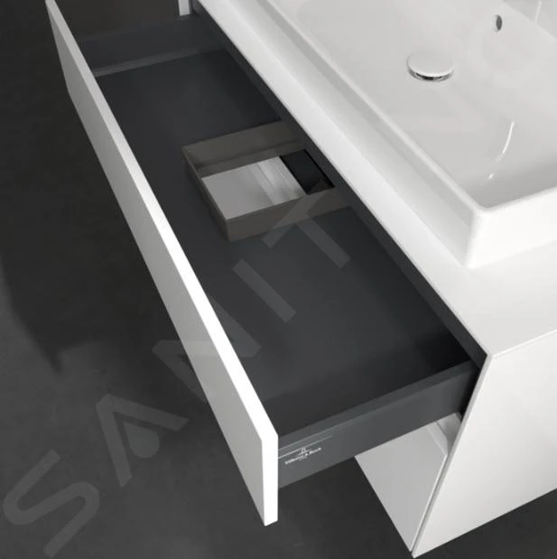 Villeroy & Boch Collaro - Waschtischunterschrank, 1000x548x500 Mm, 2 Auszüge, Glossy White C02000DH 5 Villeroy & Boch Collaro - Waschtischunterschrank, 1000x548x500 Mm, 2 Auszüge, Glossy White C02000DH – Bild 3