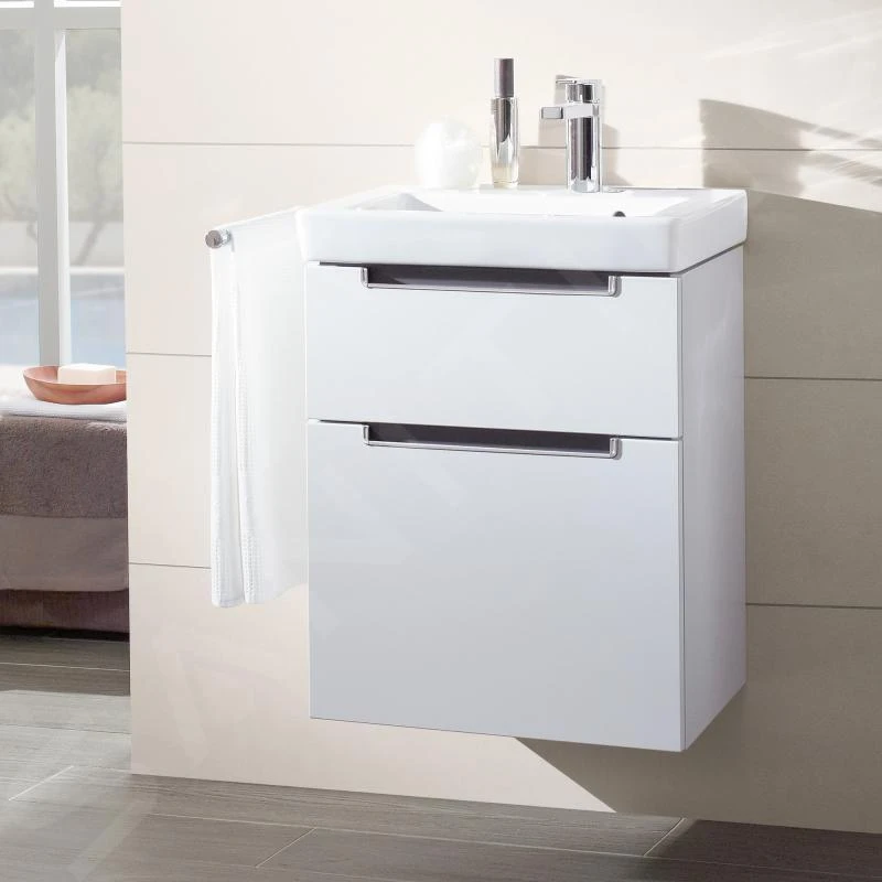 Villeroy & Boch Subway 2.0 - Waschtischunterschrank, 485x590x379 Mm, 2 Schubladen, Glossy White A90710DH 6 Villeroy & Boch Subway 2.0 - Waschtischunterschrank, 485x590x379 Mm, 2 Schubladen, Glossy White A90710DH – Bild 4